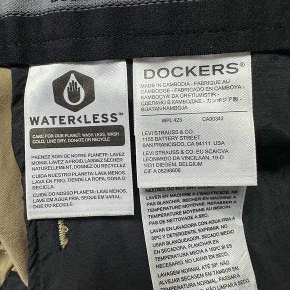 NWT Dockers Men's City Tech Trouser Straight Fit Smart 360 Tech Pants 34x34 - Picture 10 of 12
